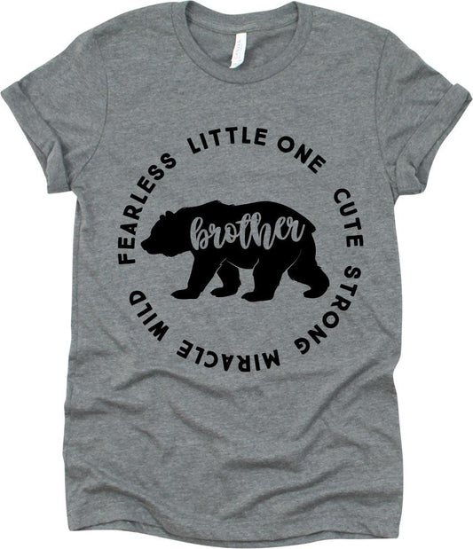Brother Fearless Little One With Bear Design