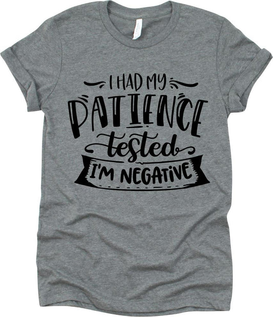 I Had My Patience Tested