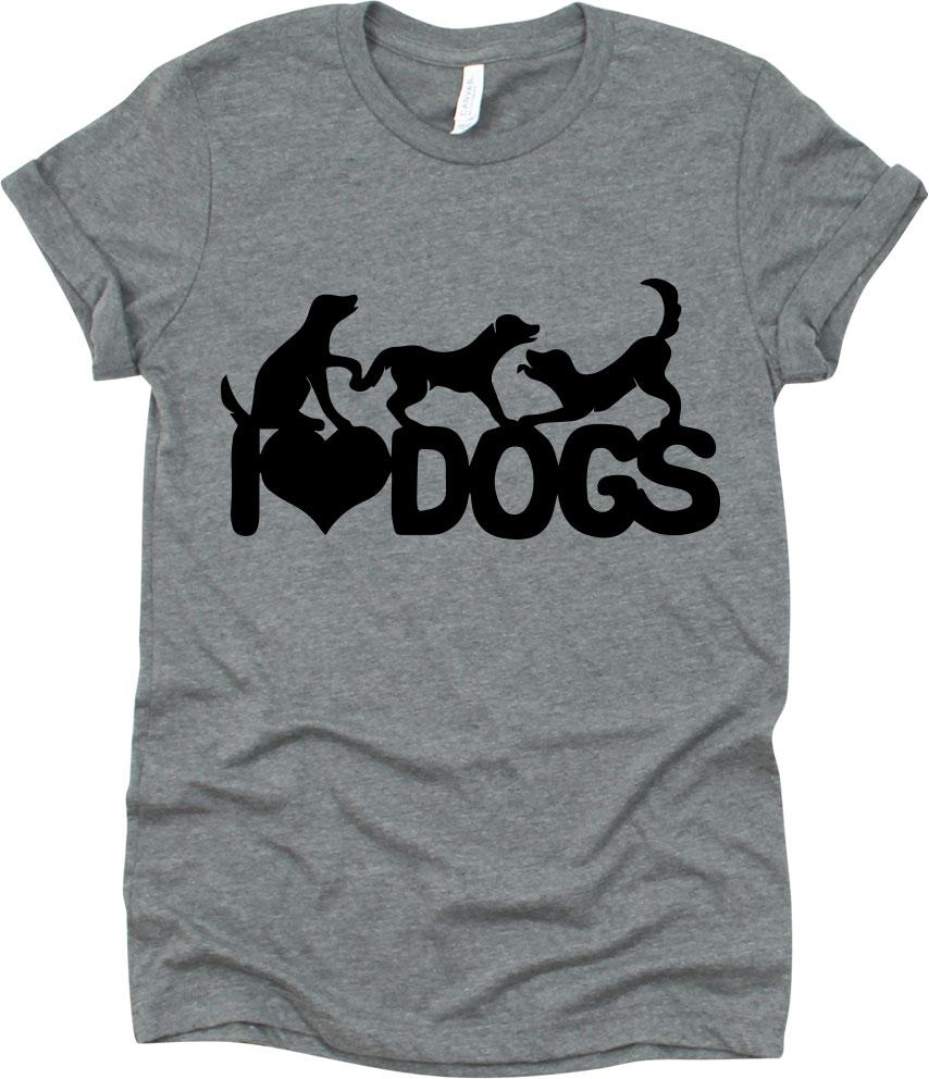 I Love Dogs With Tree Dogs