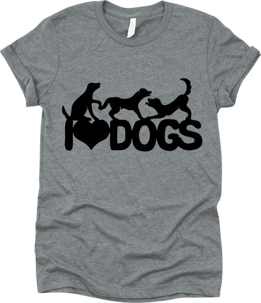 I Love Dogs With Tree Dogs