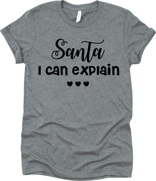 Santa I Can Explain With Little Hearts