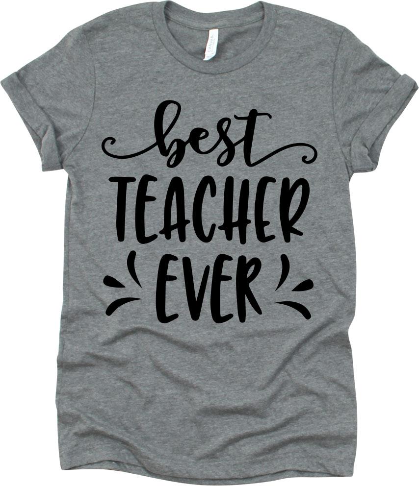 Best Teacher Ever Cursive Font