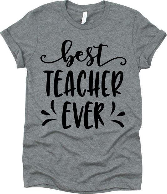 Best Teacher Ever Cursive Font