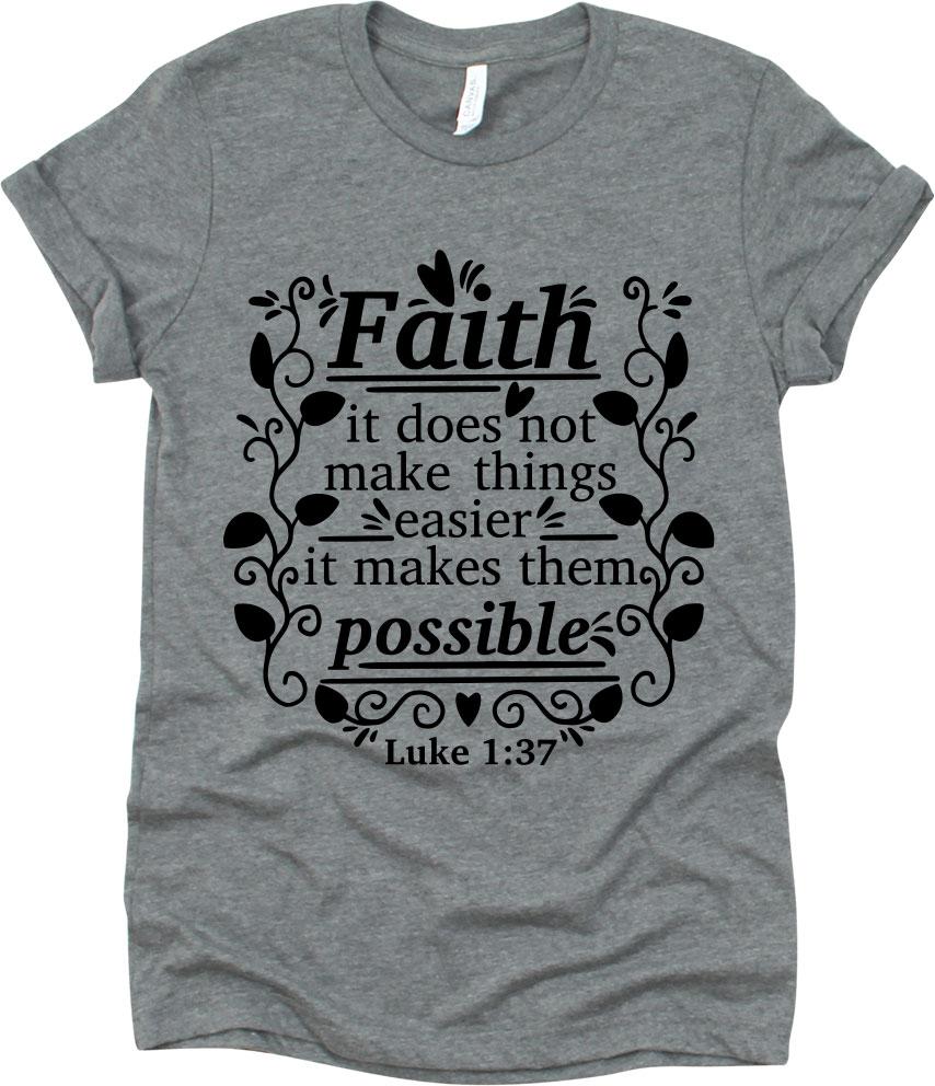 Faith It Does Not Make Things Easier It Makes Them Possible