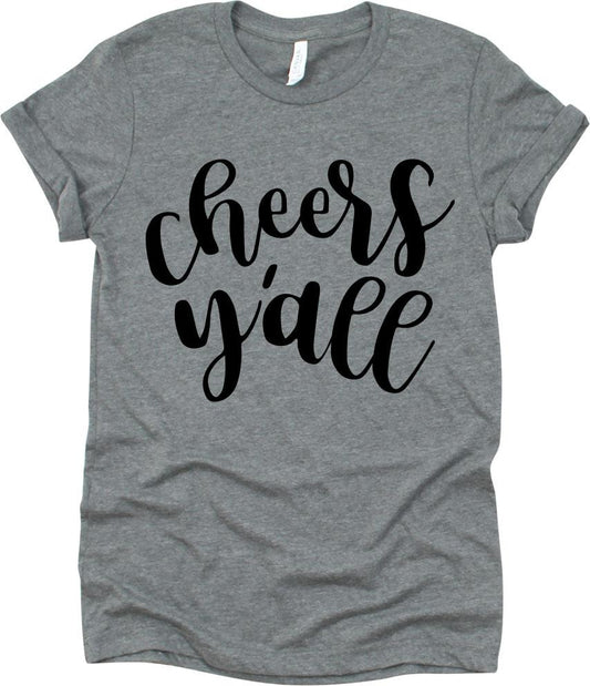 Cheers Y'all Plain Design