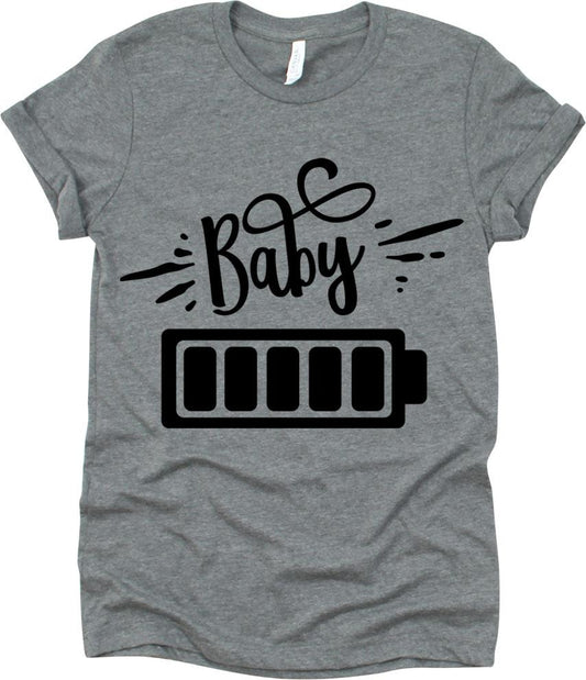 Baby Battery Design Shirt