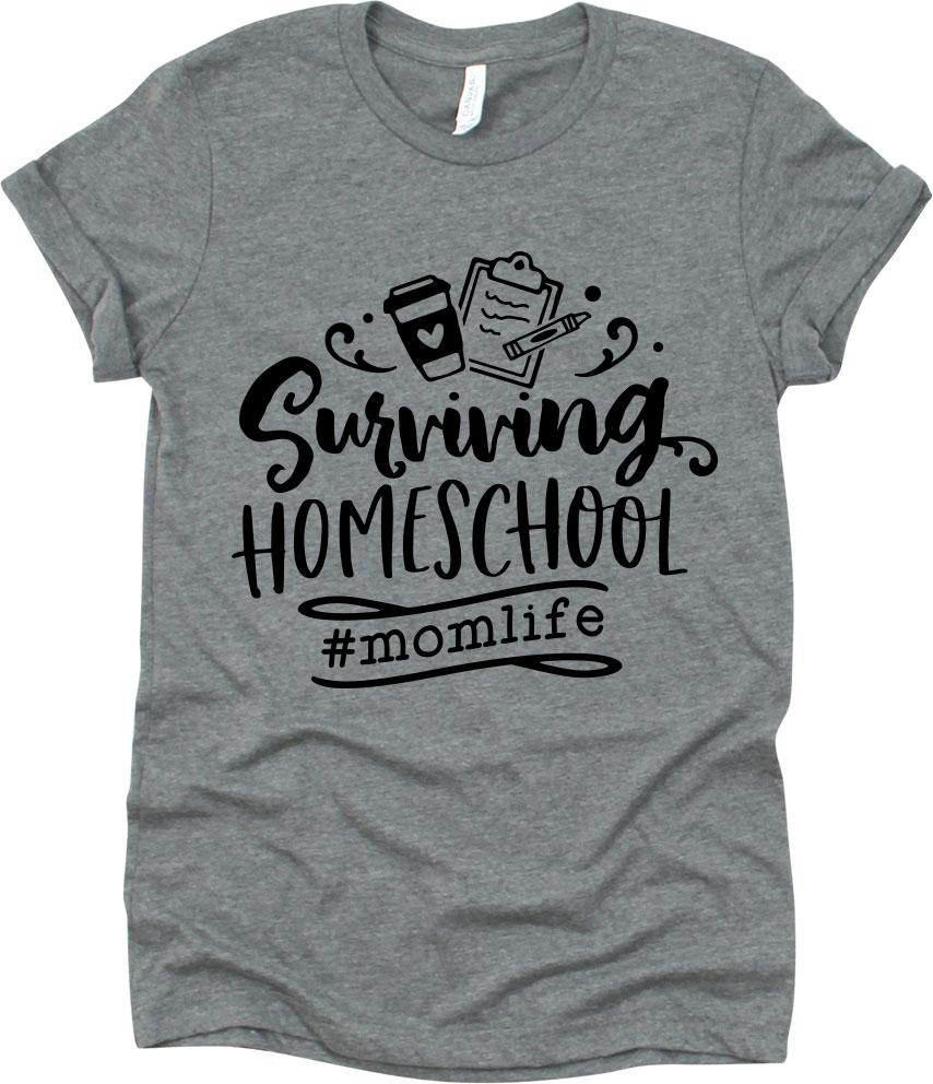 Surviving Homeschool With Cup And List Clipart