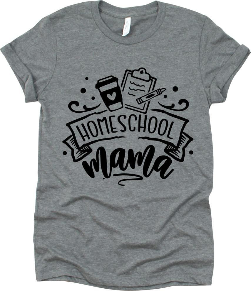 Homeschool Mama With Coffee And Paper