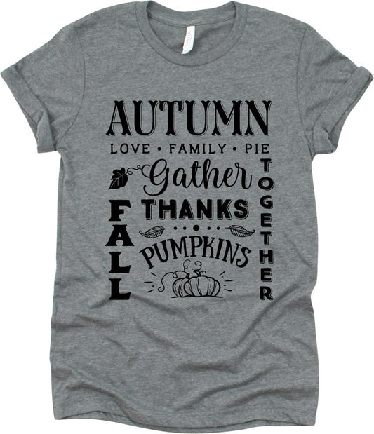 Autumn Love Family Pie Together