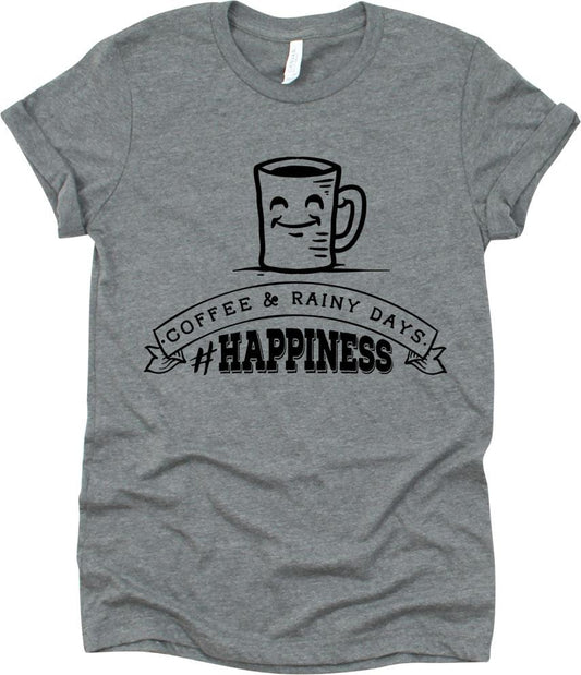 Coffee And Rainy Days Happiness