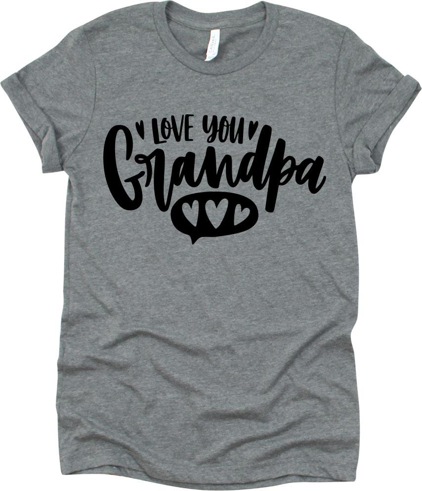 Love You Grandpa With Hearts
