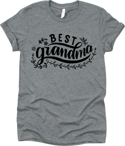 Best Grandma With Leaves Design