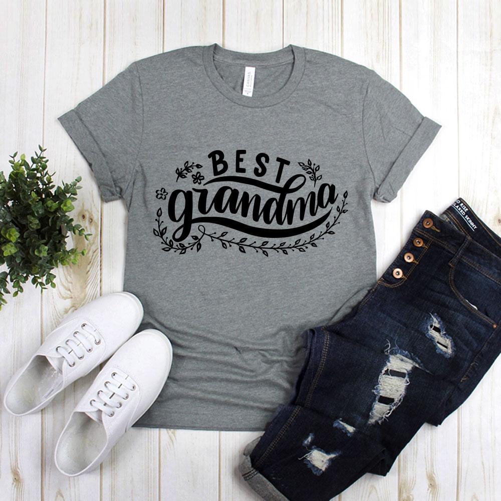 Best Grandma With Leaves Design
