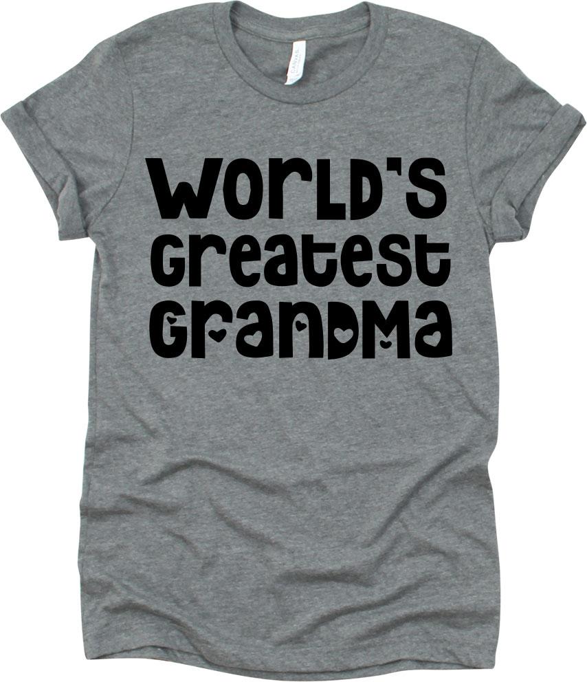 World's Greatest Grandma With Mini Hearts