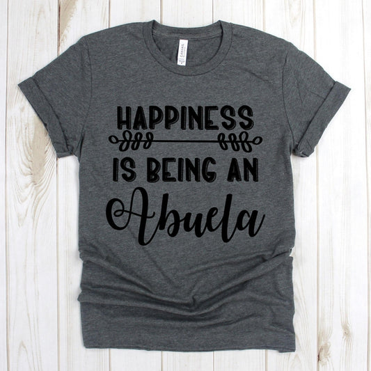 www.teestore.io-Abuela Shirt - Happiness Is Being An Abuela Shirt - Grandma Gift - Abuela To Be Shirt - Spanish Grandparents Shirts - Pregnancy - Pregnancy Tshirt Funny Sarcastic Humor Comical Tee | TeeStore.io