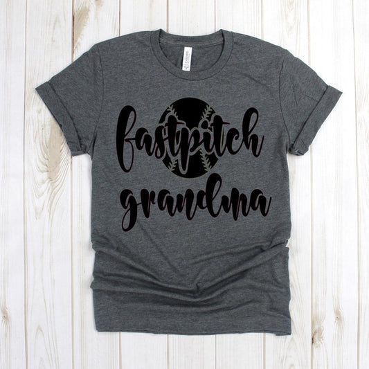 www.teestore.io-Baseball Grandma Shirt - Fastpitch Grandma Tee Shirt - Funny Grandma Shirt - Grandmother Tee Tshirt Funny Sarcastic Humor Comical Tee | TeeStore.io