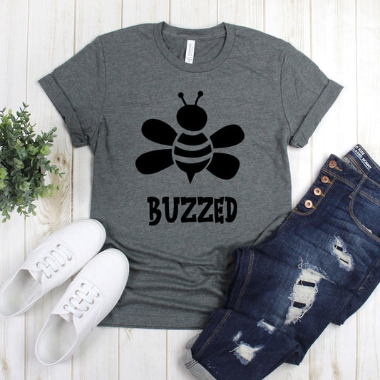 www.teestore.io-Buzzed Shirt - Buzzed Uppercase Buzzed - Funny T-shirt - Funny Shirt - Funny Gift - Funny Tee Shirt Tshirt Funny Sarcastic Humor Comical Tee | TeeStore.io