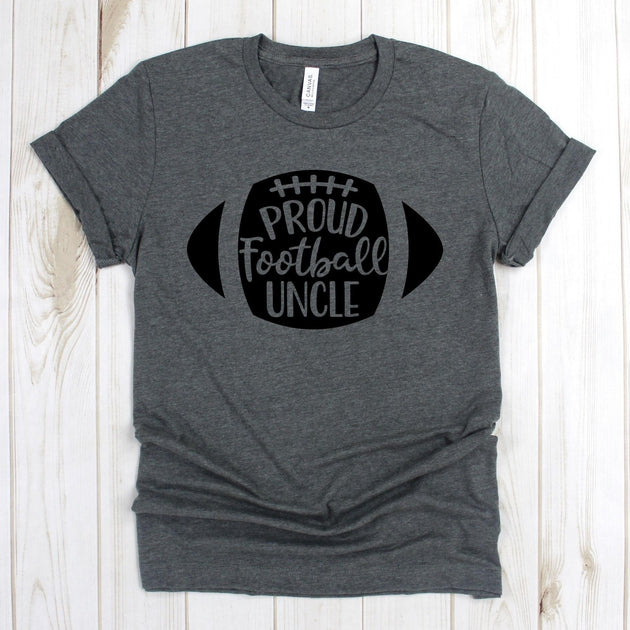 www.teestore.io-Football T-shirt - Proud Football Uncle Cursive Football - Football Shirts - Football Uncle Gift - Football Tee Shirt