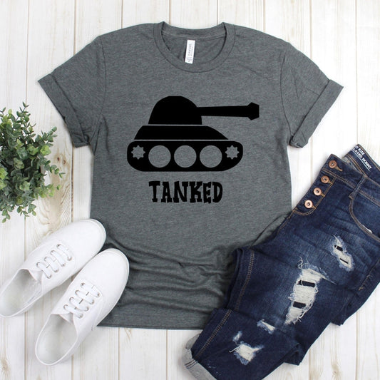 www.teestore.io-Funny Shirt - Tanked Big Tank - Funny Tee Shirt - Funny Gift - Funny Shirts - Funny T-shirt