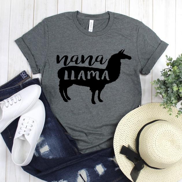 wwwteestoreio-Grammie Gifts - Grammy Llama Shirt - Grammy llama - Grandma Shirt - Grandmother Gift - Grandma Gift