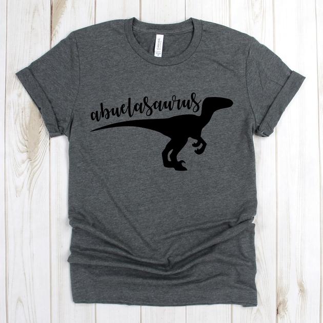 wwwteestoreio-Grandma Saurus Tee Shirt - Abuela Saurus Shirt - Abuela Shirt - Dinosaur Grandma Shirt - Abuela To Be - Grandma of Boys - Spanish Grandma - Spanish Grandma