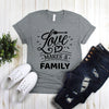 Love Makes A Family With Heart And Arrow