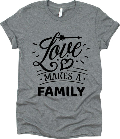 Love Makes A Family With Heart And Arrow