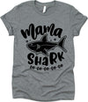 Mama Shark With Shark Design