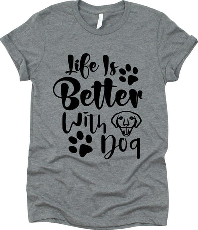 Life Is Better With Dog With Dog Face