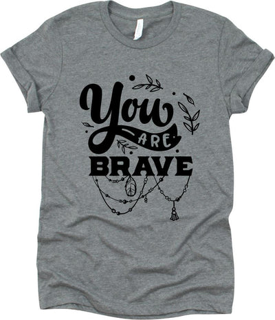 You Are Brave With Necklace