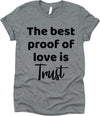The Best Proof Of Love Is Trust