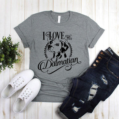 I Love My Dalmatian With Dalmatian Face