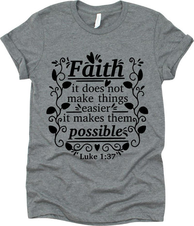 Faith It Does Not Make Things Easier It Makes Them Possible