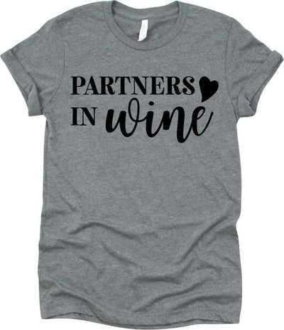 Partners In Wine With Heart Design