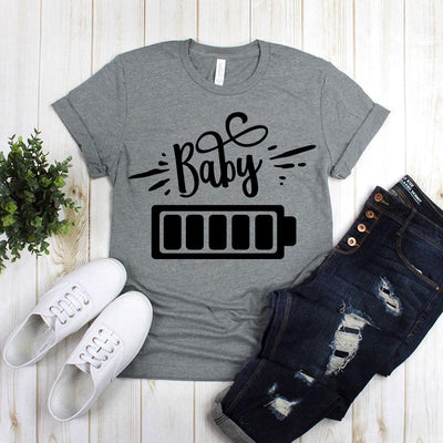 Baby Battery Design Shirt