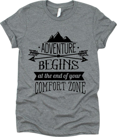 Adventure Begins At The End Your Comfort Zone