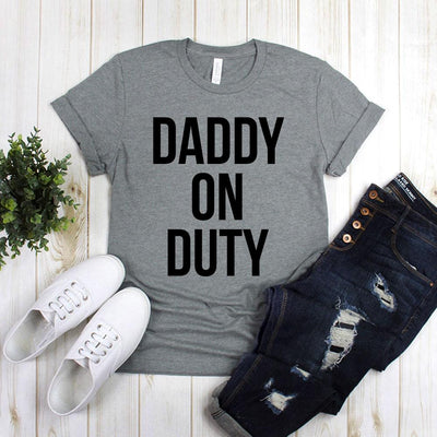 Daddy On Duty Plain Design
