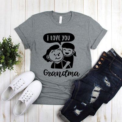 I Love You Grandma With Me And Grandma