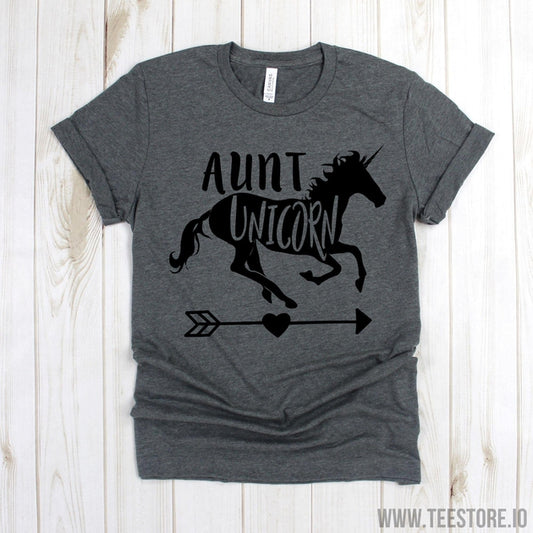www.teestore.io-Aunt Shirt - Aunt Unicorn Tee Shirt - Aunt Gift - Aunticorn Unicorn Aunt T-Shirt - Gifts For Aunt - Auntie Shirt Tshirt Funny Sarcastic Humor Comical Tee | TeeStore.io