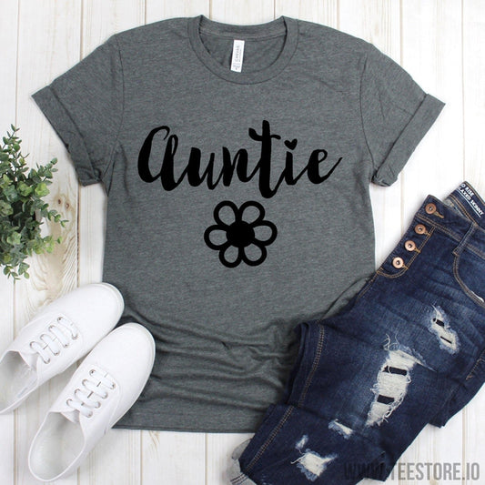www.teestore.io-Aunt Tee Shirt - Auntie Tee Shirt - Auntie T Shirt - Family Tee Shirt - Gift For Aunt - BAE Shirt Tshirt Funny Sarcastic Humor Comical Tee | TeeStore.io