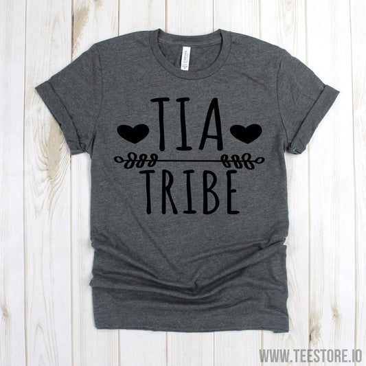www.teestore.io-Auntie Shirt - Tia Tribe Tee Shirt - Tia T-shirt - Funny Aunt Shirt - New Aunt Gift Tshirt Funny Sarcastic Humor Comical Tee | TeeStore.io