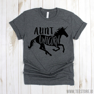 www.teestore.io-Auntie Shirts - Aunt Unicorn Shirt - Aunticorn Unicorn Aunt T-Shirt - Auntie Shirt - Gifts For Aunt Tshirt Funny Sarcastic Humor Comical Tee | TeeStore.io