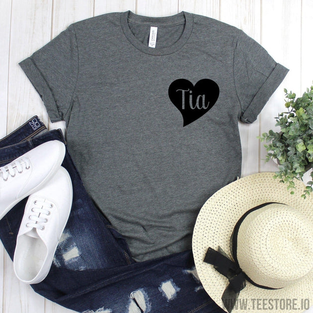 www.teestore.io-BAE Tee Shirt - Tia T Shirt - Aunt Tee Shirt - Gift For Auntie - Aunt Shirts - TIA Shirt Tshirt Funny Sarcastic Humor Comical Tee | TeeStore.io