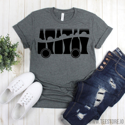 www.teestore.io-Beer Shirt - Beer Bus Tee Shirt - Funny Shirts - Concert Shirts - Beer Drinking Babe Tshirt Funny Sarcastic Humor Comical Tee | TeeStore.io