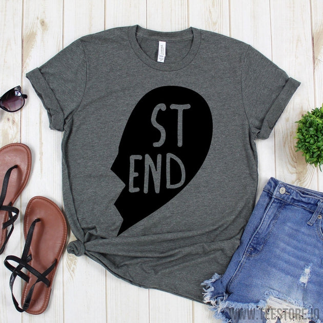 www.teestore.io-Best Friends Shirt - Best Friend Heart Shirts - Best Friends Shirts - Matching Best Friend Shirts - Besties Shirts Tshirt Funny Sarcastic Humor Comical Tee | TeeStore.io