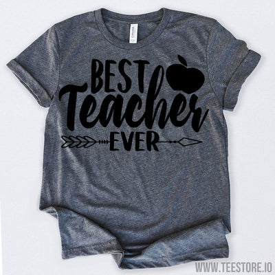 www.teestore.io-Best Teacher Ever Tshirt Funny Sarcastic Humor Comical Tee | TeeStore.io