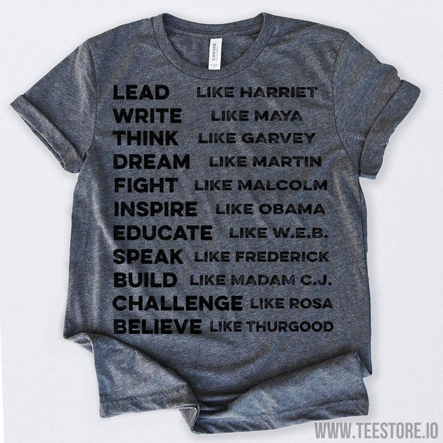 www.teestore.io-Black History Month Great Black Leaders Black Lives Matter Tshirt Funny Sarcastic Humor Comical Tee | TeeStore.io