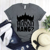 www.teestore.io-Boo Shirt - Wanna Hang Hanging Bat - Trick Or Treat Shirt - Fall Shirt - Witch Shirt - Halloween TShirt Tshirt Funny Sarcastic Humor Comical Tee | TeeStore.io