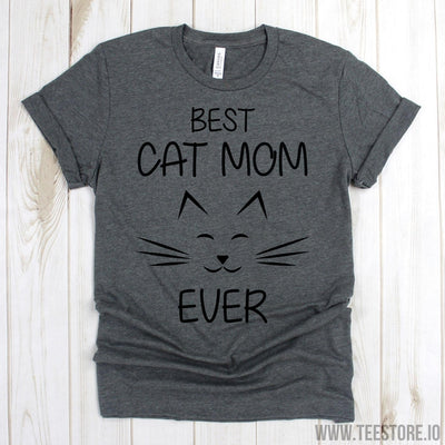 www.teestore.io-Cat Lovers Shirt - Best Cat Mom Ever T-shirt - Cat lovers Tee Shirt - Mom Gift - Mom Tshirt Tshirt Funny Sarcastic Humor Comical Tee | TeeStore.io