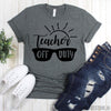 www.teestore.io-Cute Teacher Shirts - Teacher Off Duty T Shirt - Teacher Shirts - Teacher T-shirts - Gift For Teacher Tshirt Funny Sarcastic Humor Comical Tee | TeeStore.io
